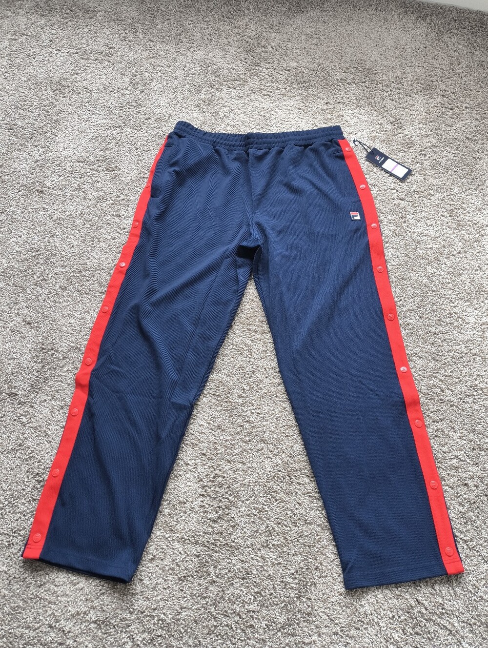 Men's Fila Breakaway Track Pants Size XXL